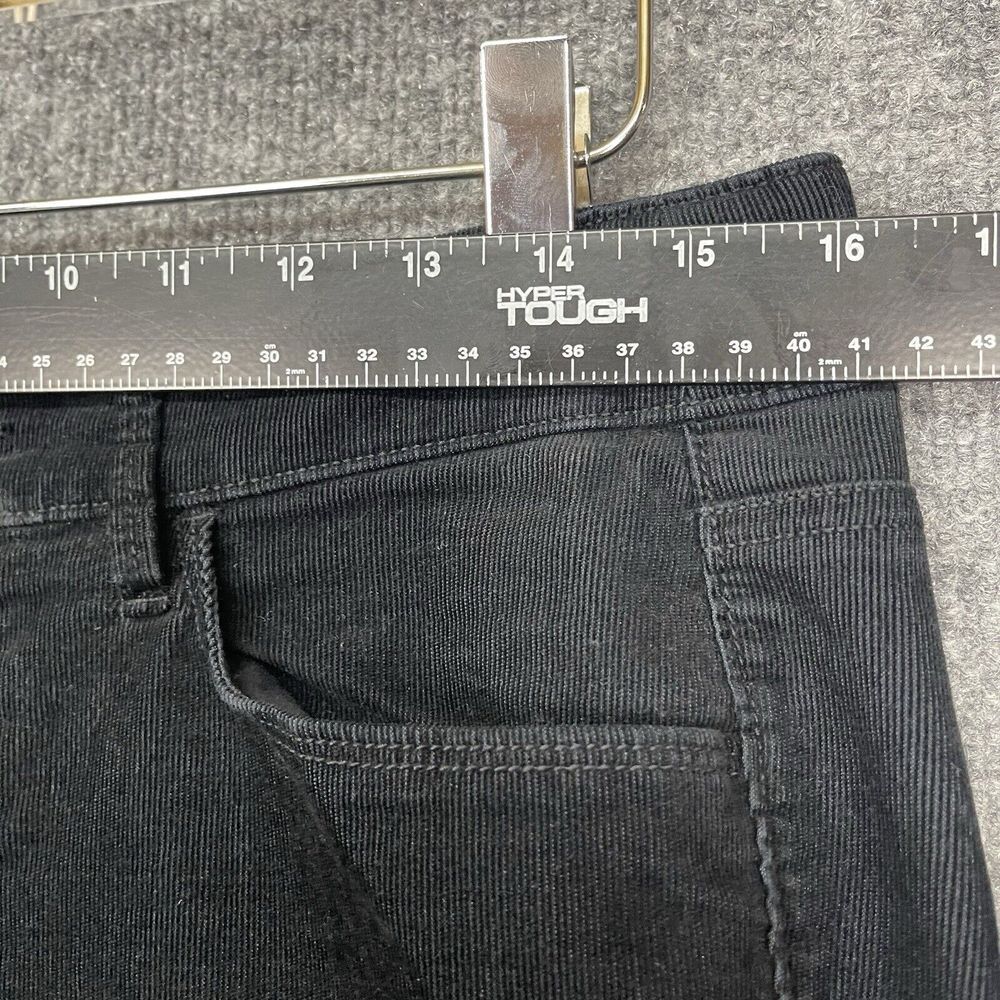 Loft Jeans Womens 6 28 Black Corduroy Modern Straight Cords Minimalist Stretch - Picture 5 of 12